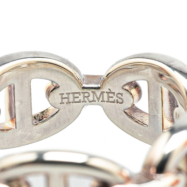 エルメス シェーヌダンクル アンシェネリングPM リング 指輪 #52 SV925 シルバー レディース HERMES 【中古】