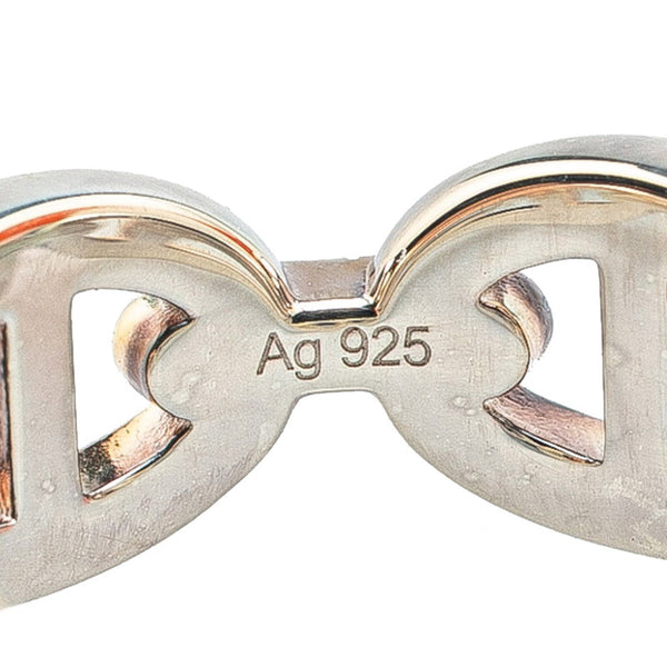 エルメス シェーヌダンクル アンシェネリングPM リング 指輪 #52 SV925 シルバー レディース HERMES 【中古】