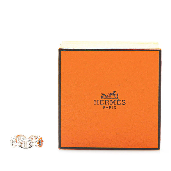 エルメス シェーヌダンクル アンシェネリングPM リング 指輪 #52 SV925 シルバー レディース HERMES 【中古】