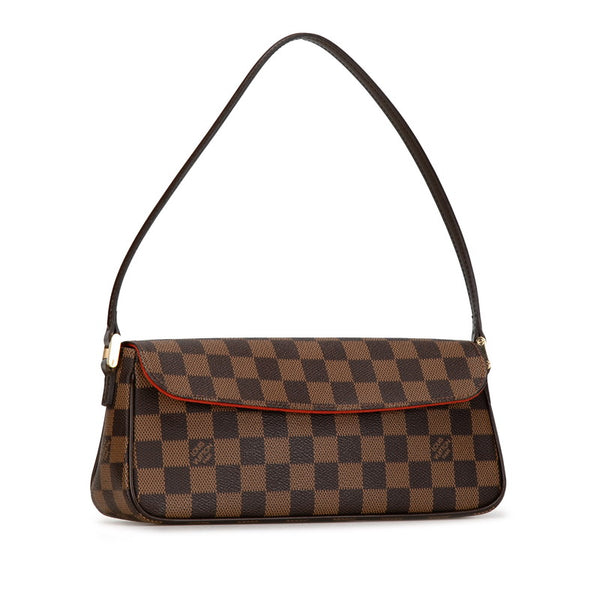 ルイ ヴィトン ダミエ レコレーター ワンショルダーバッグ ハンドバッグ N51299 ブラウン PVC レザー レディース LOUIS VUITTON 【中古】