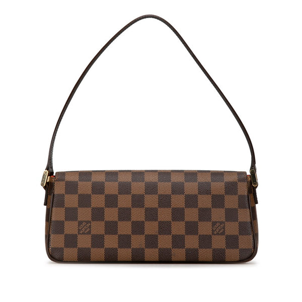 ルイ ヴィトン ダミエ レコレーター ワンショルダーバッグ ハンドバッグ N51299 ブラウン PVC レザー レディース LOUIS VUITTON 【中古】