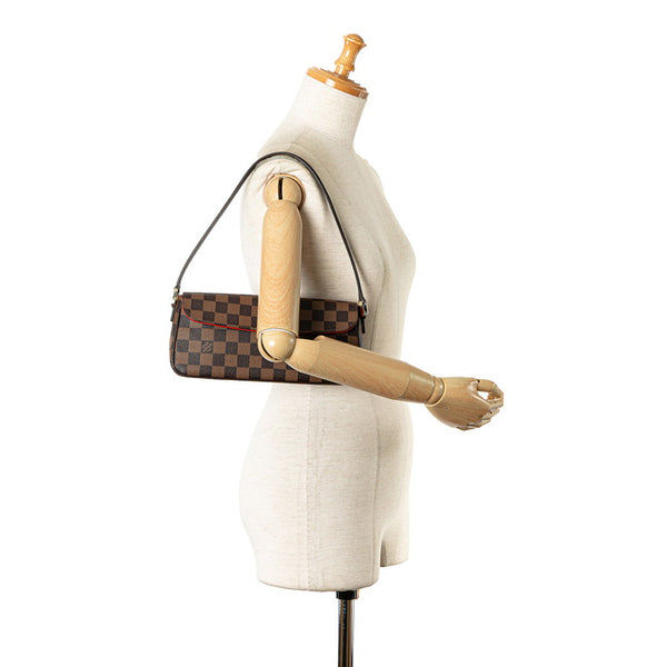ルイ ヴィトン ダミエ レコレーター ワンショルダーバッグ ハンドバッグ N51299 ブラウン PVC レザー レディース LOUIS VUITTON 【中古】