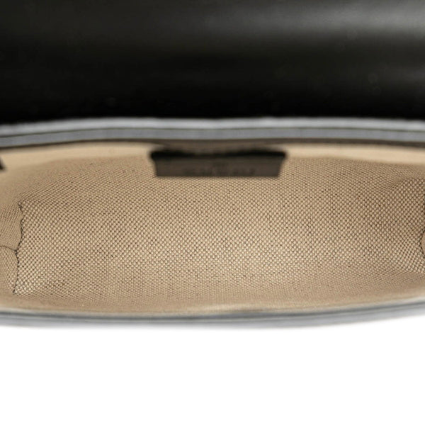 グッチ GGエンボス ウエストバッグ ウエストボーチ 631339 ブラック レザー レディース GUCCI 【中古】