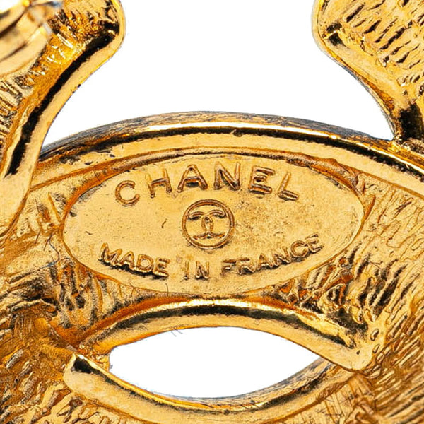 シャネル ヴィンテージ マトラッセ ココマーク ブローチ ゴールド メッキ レディース CHANEL 【中古】