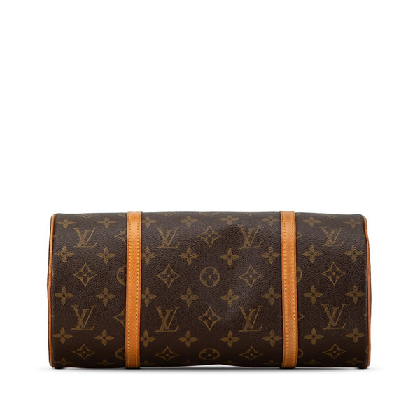 ルイ ヴィトン モノグラム パピヨン30 ハンドバッグ M51385 ブラウン PVC レザー レディース LOUIS VUITTON 【中古】