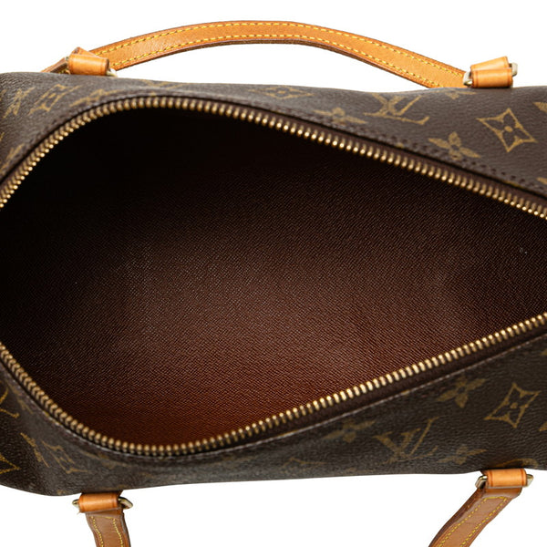 ルイ ヴィトン モノグラム パピヨン30 ハンドバッグ M51385 ブラウン PVC レザー レディース LOUIS VUITTON 【中古】