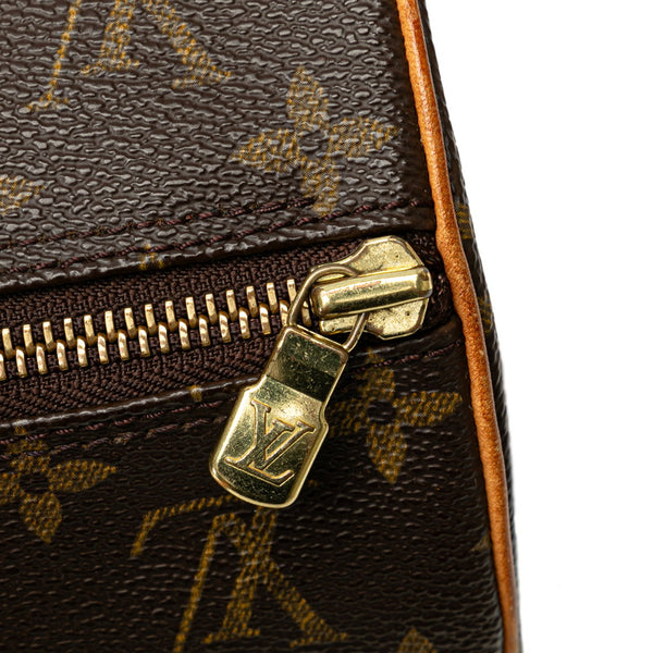 ルイ ヴィトン モノグラム パピヨン30 ハンドバッグ M51385 ブラウン PVC レザー レディース LOUIS VUITTON 【中古】