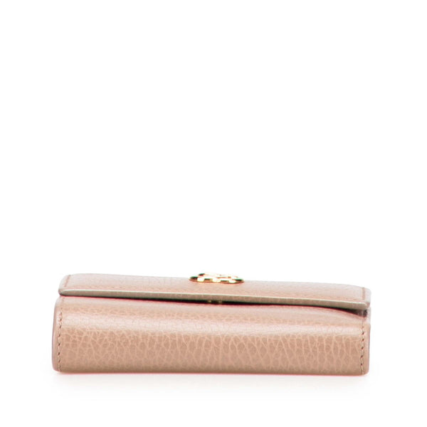 グッチ GGマーモント 三つ折り財布 546584 グレージュ レザー レディース GUCCI 【中古】