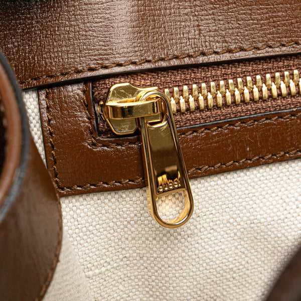 グッチ GGスプリーム GGスモール ハンドバッグ ショルダーバッグ 2WAY 659983 ベージュ ブラウン PVC レザー レディース GUCCI 【中古】