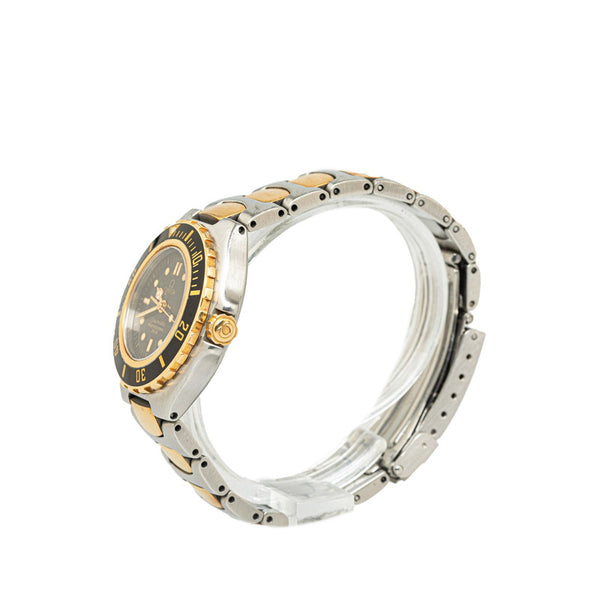 オメガ シーマスター200 プロフェッショナル 腕時計 796.1041 クオーツ ブラック文字盤 ステンレススチール レディース OMEGA 【中古】