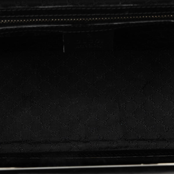 グッチ ハンドバッグ 92726 ブラック レザー レディース GUCCI 【中古】