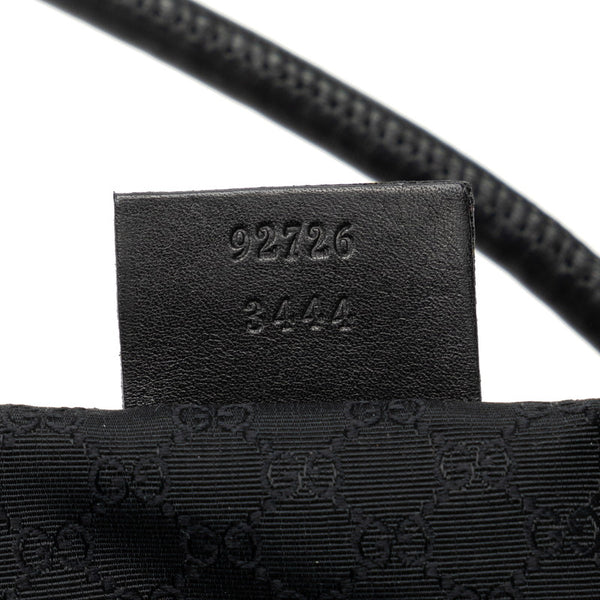 グッチ ハンドバッグ 92726 ブラック レザー レディース GUCCI 【中古】