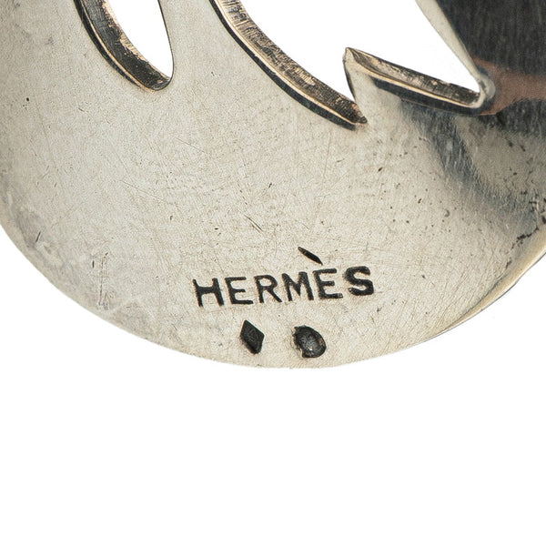 エルメス 海 モチーフ ヒトデ バングル SV925 シルバー レディース HERMES 【中古】