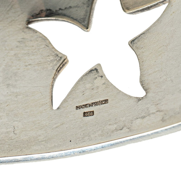 エルメス 海 モチーフ ヒトデ バングル SV925 シルバー レディース HERMES 【中古】