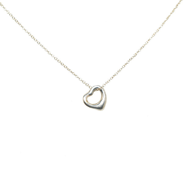 ティファニー オープンハート ネックレス SV925 シルバー レディース TIFFANY&Co. 【中古】