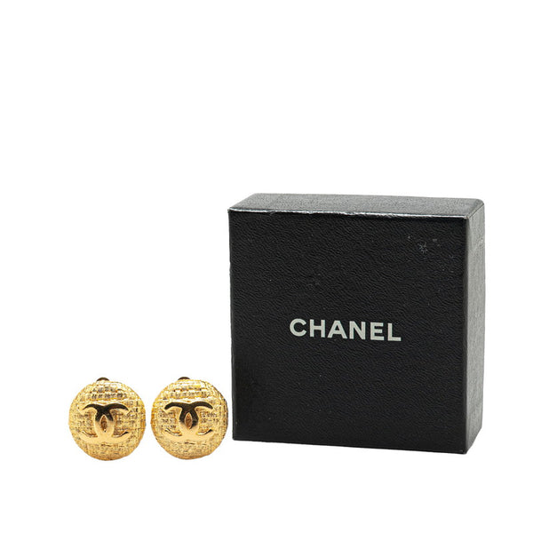 シャネル ヴィンテージ ココマーク イヤリング ゴールド メッキ レディース CHANEL 【中古】