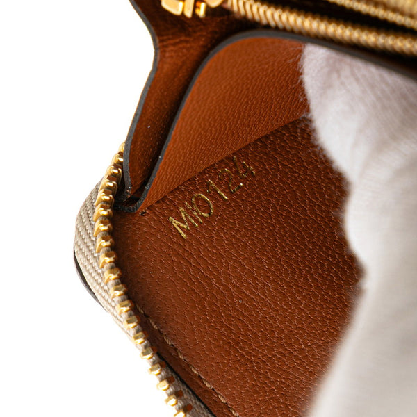 ルイ ヴィトン パルナセア ポルトフォイユイエナ ラウンドファスナー 長財布 M58265 ブラウン レザー レディース LOUIS VUITTON 【中古】