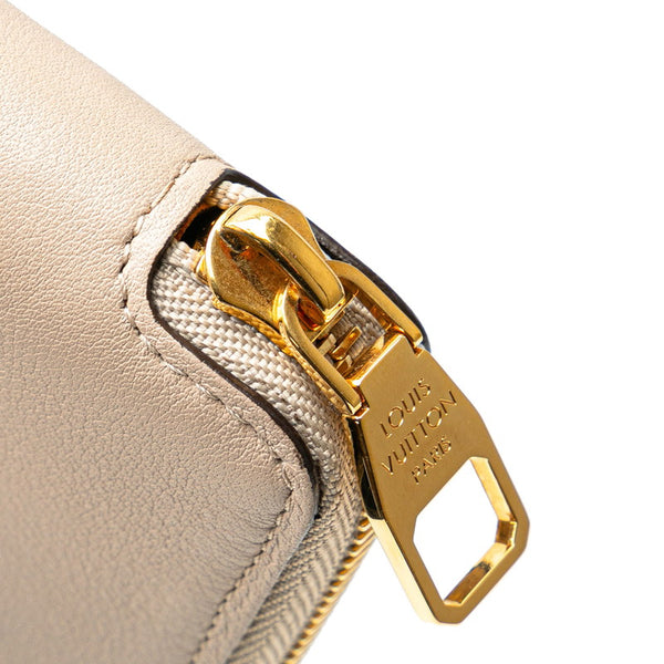 ルイ ヴィトン パルナセア ポルトフォイユイエナ ラウンドファスナー 長財布 M58265 ブラウン レザー レディース LOUIS VUITTON 【中古】