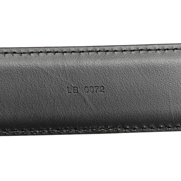 ルイ ヴィトン サンチュール クラシック ベルト 110/40 M6843 ブラック シルバー レザー メンズ LOUIS VUITTON 【中古】