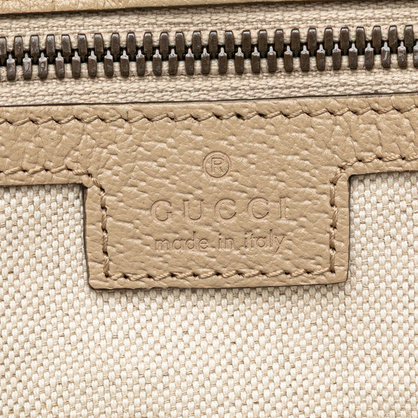 グッチ GGスプリーム トートバッグ ショルダーバッグ 2WAY 659983 ベージュ ホワイト PVC レザー レディース GUCCI 【中古】