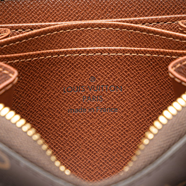 ルイ ヴィトン モノグラム ジッピー コインパース コインケース 小銭入れ M60067 ブラウン PVC レザー レディース LOUIS VUITTON 【中古】