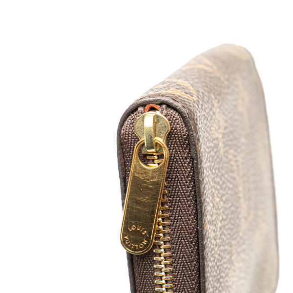ルイ ヴィトン モノグラム ジッピー コインパース コインケース 小銭入れ M60067 ブラウン PVC レザー レディース LOUIS VUITTON 【中古】