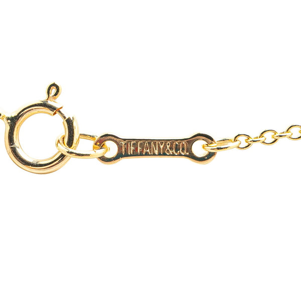 ティファニー オープンハート ネックレス K18YG イエローゴールド レディース TIFFANY&Co. 【中古】