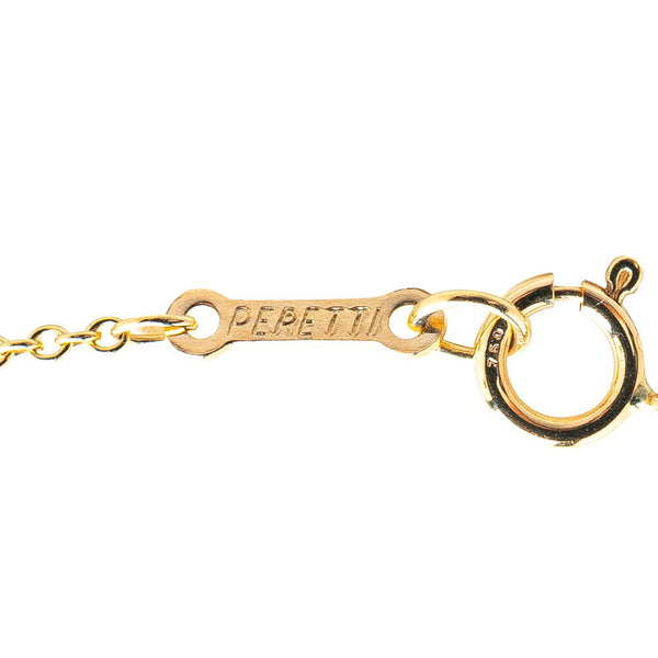 ティファニー オープンハート ネックレス K18YG イエローゴールド レディース TIFFANY&Co. 【中古】