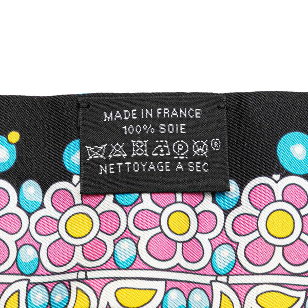 エルメス ツイリー PARURES DES MAHARAJAS マハラジャの装身具 スカーフ ブルー マルチカラー シルク レディース HERMES 【中古】