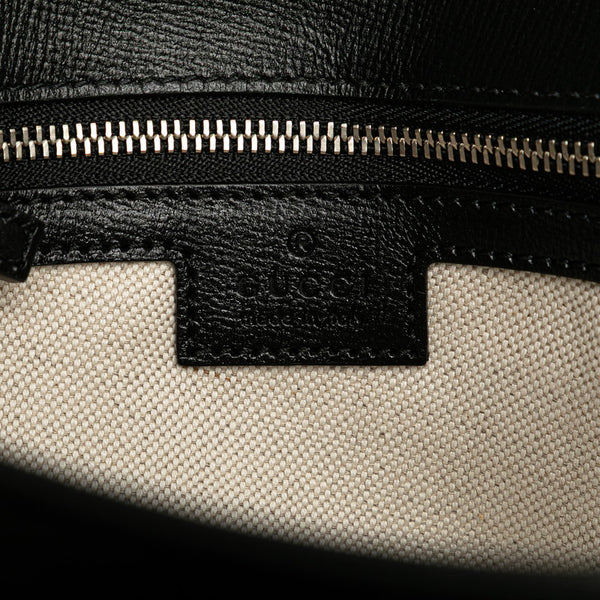 グッチ ホースビット ワンショルダーバッグ 764155 ブラック レザー レディース GUCCI 【中古】