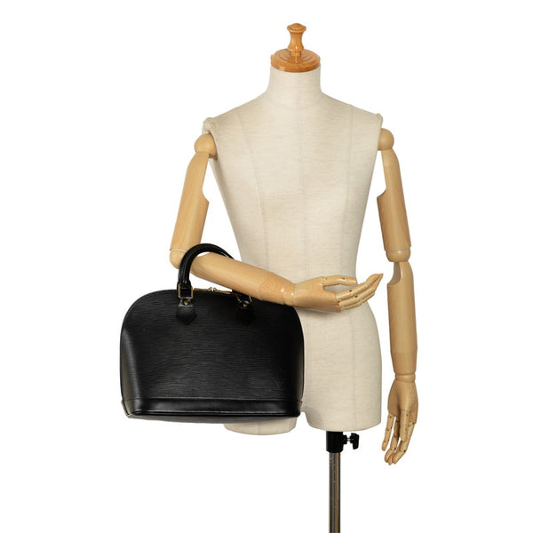 ルイ ヴィトン エピ アルマ ハンドバッグ M52142 ノワール ブラック レザー レディース LOUIS VUITTON 【中古】