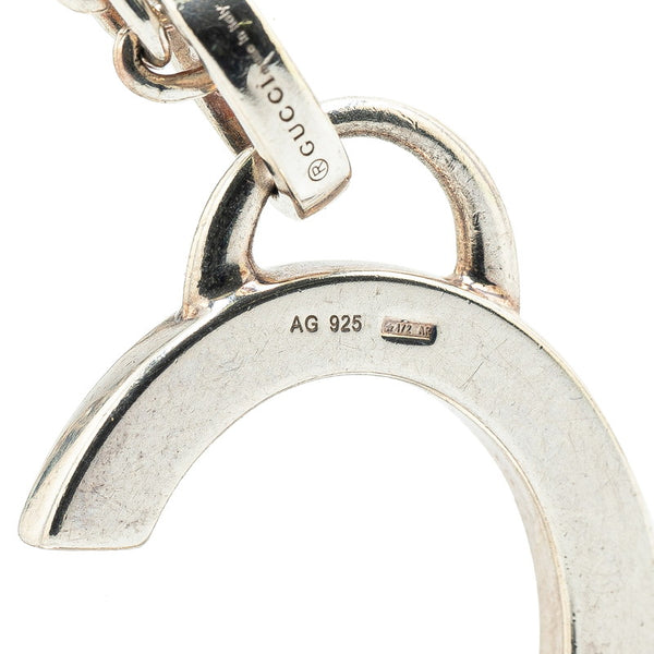 グッチ Gプレート ネックレス SV925 シルバー レディース GUCCI 【中古】