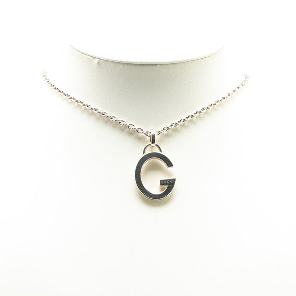 グッチ Gプレート ネックレス SV925 シルバー レディース GUCCI 【中古】