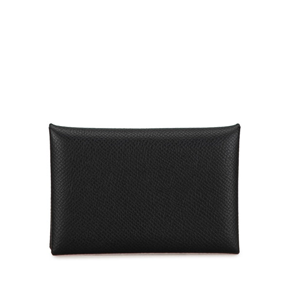 エルメス カルヴィ カードケース コインケース ブラック ヴォーエプソン レディース HERMES 【中古】