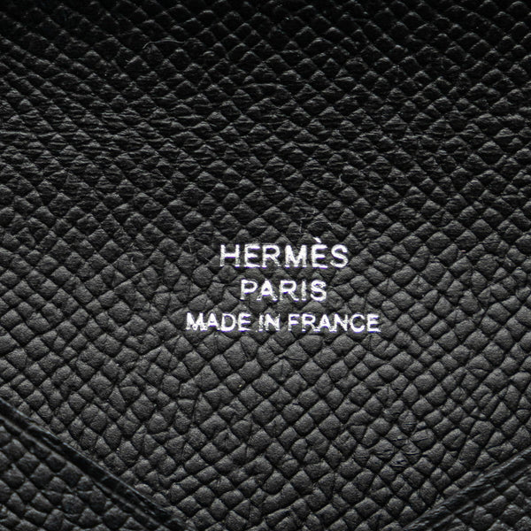 エルメス カルヴィ カードケース コインケース ブラック ヴォーエプソン レディース HERMES 【中古】
