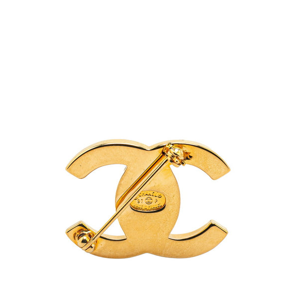 シャネル ヴィンテージ ターンロック ココマーク ブローチ ゴールド メッキ レディース CHANEL 【中古】
