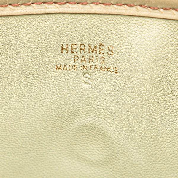 エルメス エヴリン1PM 斜め掛け ショルダーバッグ ベージュ マルチカラー ヴィブラート レザー レディース HERMES 【中古】