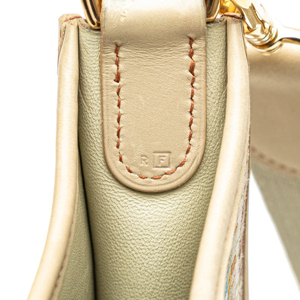 エルメス エヴリン1PM 斜め掛け ショルダーバッグ ベージュ マルチカラー ヴィブラート レザー レディース HERMES 【中古】