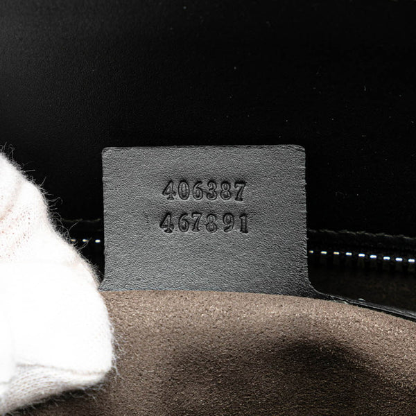 グッチ GGカレイド ハンドバッグ ショルダーバッグ 2WAY 406387 ベージュ ブラック PVC レザー レディース GUCCI 【中古】