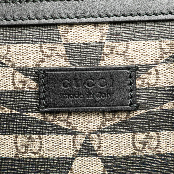 グッチ GGカレイド ハンドバッグ ショルダーバッグ 2WAY 406387 ベージュ ブラック PVC レザー レディース GUCCI 【中古】