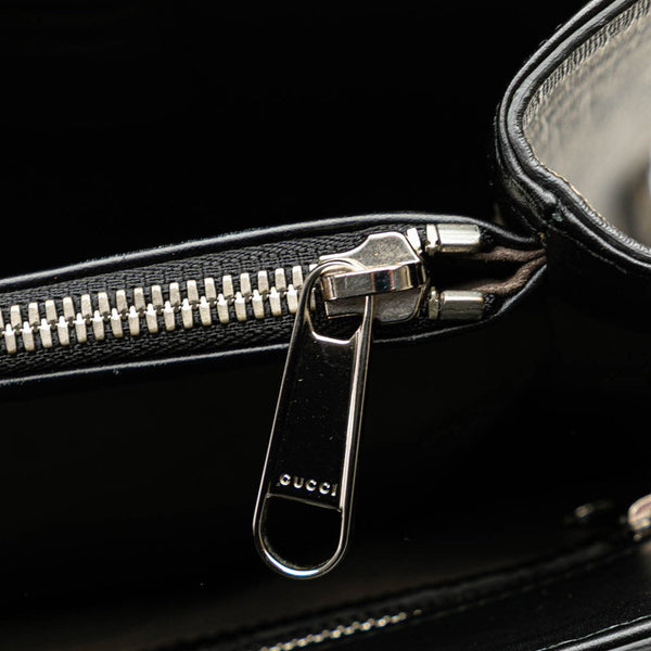 グッチ GGカレイド ハンドバッグ ショルダーバッグ 2WAY 406387 ベージュ ブラック PVC レザー レディース GUCCI 【中古】