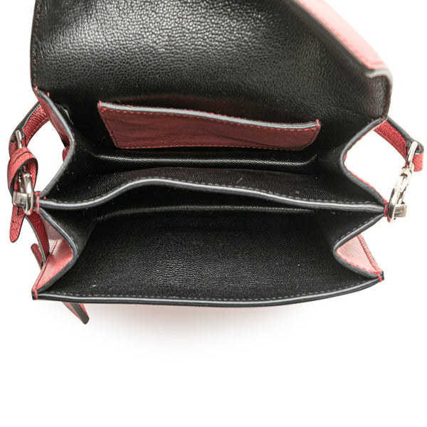 プラダ サフィアーノ ハンドバッグ ミニショルダーバッグ 2WAY ピンク レザー レディース PRADA 【中古】