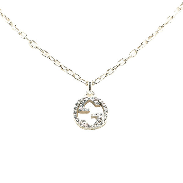 グッチ インターロッキングＧ ネックレス SV925 シルバー メンズ GUCCI 【中古】