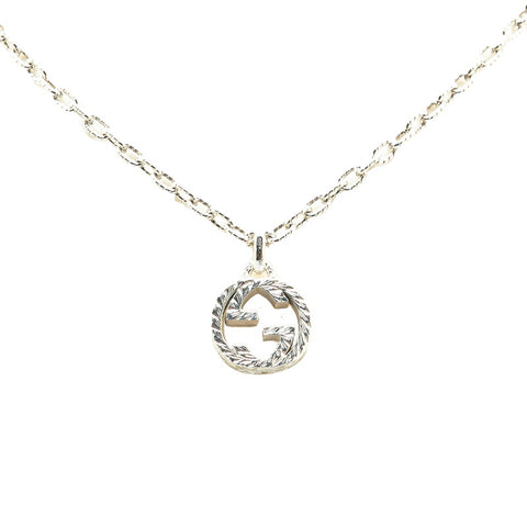 グッチ インターロッキングＧ ネックレス SV925 シルバー メンズ GUCCI 【中古】