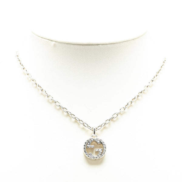 グッチ インターロッキングＧ ネックレス SV925 シルバー メンズ GUCCI 【中古】