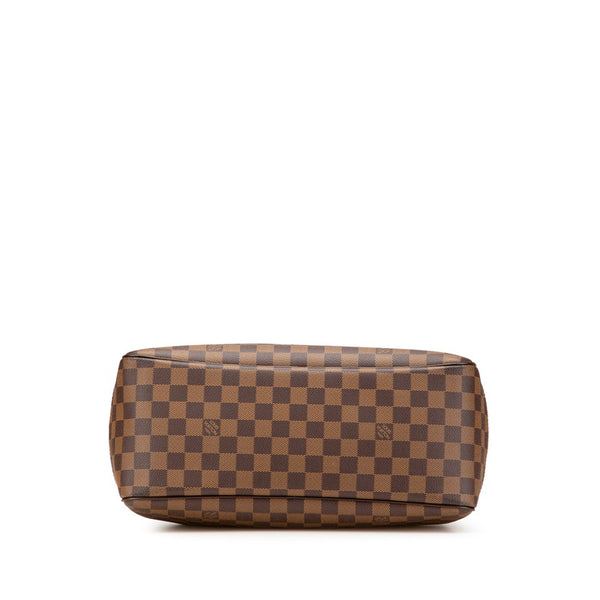ルイ ヴィトン ダミエ ドーヴィル SPオーダー ハンドバッグ N47272 ブラウン PVC レザー レディース LOUIS VUITTON 【中古】