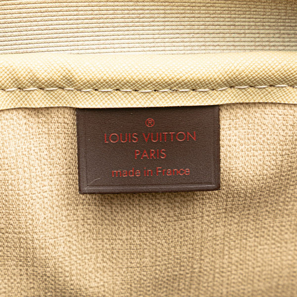 ルイ ヴィトン ダミエ ドーヴィル SPオーダー ハンドバッグ N47272 ブラウン PVC レザー レディース LOUIS VUITTON 【中古】