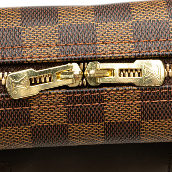 ルイ ヴィトン ダミエ ドーヴィル SPオーダー ハンドバッグ N47272 ブラウン PVC レザー レディース LOUIS VUITTON 【中古】