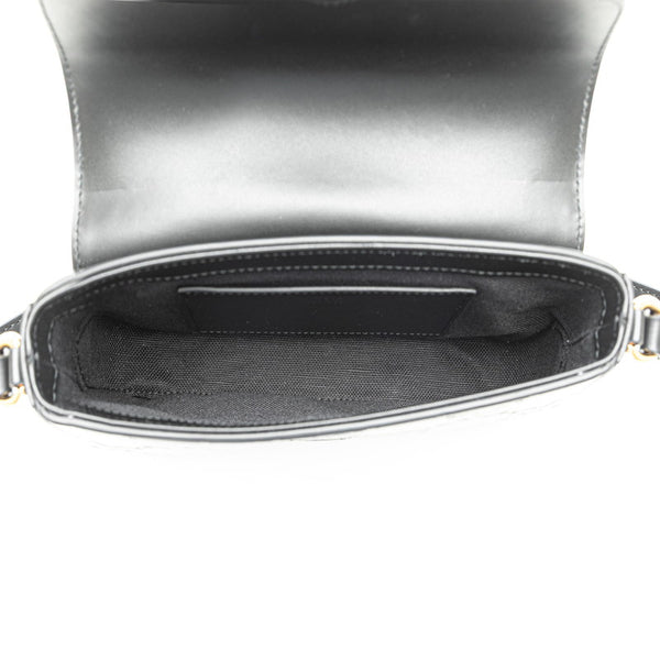 グッチ GG スーパーミニ ショルダーバッグ 772794 ブラック レザー レディース GUCCI 【中古】