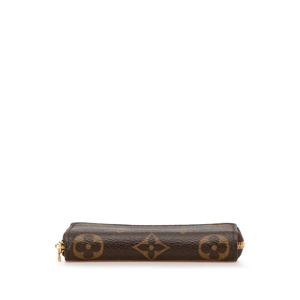 ルイ ヴィトン モノグラム ジッピー コイン パース コインケース 小銭入れ M60067 ブラウン PVC レザー レディース LOUIS VUITTON 【中古】